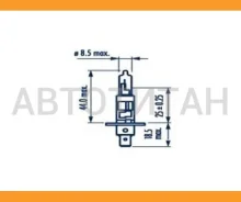 ����� Narva /H1 12V (55W) P14.5S; 48350; 64150�B 48350 ����
