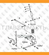����� �������� ������ ������ �����/������ Toyota Land Cruiser Prado 90 96- FQ0946 ����