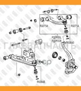 ����������� ��������� �������� ������ ������ Toyota Land Cruiser 100 98- / Lexus LX470 98- FG0754 ����
