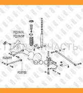 ����� �������� ������ ������� ������ Toyota Land Cruiser 100 98- / Lexus LX 470 98- Fixar FQ1065R FQ1065R ����