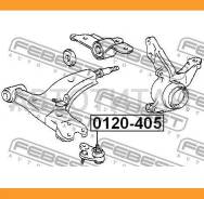 ����� ������� Toyota Corolla E10 0120-405 Febest 0120405 0120405 ����