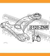 ����� �������Toyota Avensis AT25# all 03 Febest 0120ZNR 0120ZNR ����