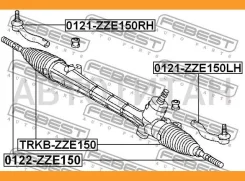 ���������� ������� | ��� | Febest 0121ZZE150LH 0121ZZE150LH ����