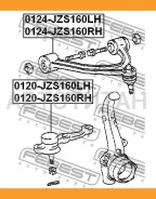 ����� �������� 0124-JZS160LH Febest 0124JZS160LH 0124JZS160LH ����
