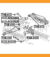���� ���������� � ������� | ��� ����/��� | Toyotarav4 (China) ACA3, RAV4, Vanguard ACA3, GSA33, RAV4 (JPP) ACA3, ASA Febest 0125ACA30 0125ACA30 ����