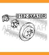 ��������� ���. ����. [�������] Toyota RAV4 SXA1# 1993-2000 Febest 0182SXA10R 0182SXA10R ����