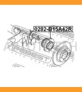 ������� ������ Nissan Pulsar N16 1999.12-2011.12 [GL] Febest 0282B15A42R 0282B15A42R ����