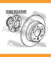 ������� � ����� ������ Honda Shuttle 95-99, Odyssey 95- 0382-RAA50R Febest 0382RAA50R 0382RAA50R ����