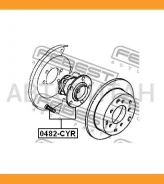 ������� � ����� � ����������� ������ Mitsubishi Lancer X 10-, Outlander II 06-, ASX 10-, Chrysler, Dodge, JEEP (M8137417)- Febest 0482CYR 0482CYR ����