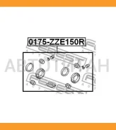 ����������� �������� ���������� ������� Toyota Auris/Hybrid (UKP) ADE15#, �NDE150, �NRE150, �ZRE15#, �ZZE150, �ZWE150 2007.02-2013.05 [EU] 0175ZZE150R...