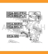����� �����. ����. ������� L Mazda 6 GG 2002-2007 Febest 0524M6UPLH 0524M6UPLH ����