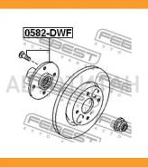 ������� | ����� ����/��� | Mazda121 DB, Festiva Miniwagon DW, Review DB, Festiva D2, Demio DW Febest 0582DWF 0582DWF ����