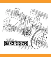 ������� ������ Mazda CX-7 ER 2006-2012 Febest 0582CX7R 0582CX7R ����