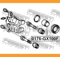 ������� �������� ���������� ��������� Toyota MARK 2/Chaser/Cresta GX100 1996-2001 0176GX100F ����