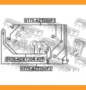 ����������� ��������� ������� � ������� d34 Toyota Corolla 02 0176NDE120RKIT ����