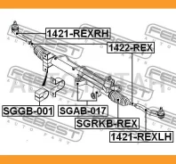 ���������� ������� ������ Ssang YONG Kyron 2005- 1421REXRH ����