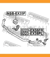���� ������������� �������� ����� Nissan FUGA Y50 2004.10-2009.11 [JP] 0223EX35FL ����