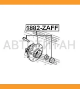 ��������� ���. ����. ���/��. [�������] OPEL Astra H 2004- Febest 1882ZAFF 1882ZAFF ����