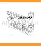 ��������� ���. ����. ���/�� [�������] Hyundai Santa FE (CM) 2006- Febest 2282SORF 2282SORF ����