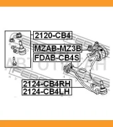 ����� ������� ��������� ������� ������ | ����� ����/��� | Febest 2120CB4 2120CB4 ����