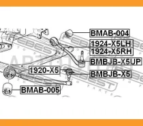 ����������� ������ ������. �������� BMW X5 E53 1999-2005 Febest BMAB005 BMAB005 ����