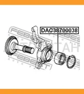 ��������� ������� �������� Toyota CAMI J100E/J102E/J122E 1999-2005 Febest DAC38700038 DAC38700038 ����