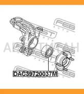 ��������� ��������� 39x72x37 | ����� ����/��� | Volkswagen, FORD, Mazdafocus AU (USA), Fusion CBK, GOL 37, Fiesta CT, E DAC39720037M ����