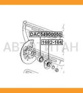 ��������� ��������� 54x90x50 | �����/��� ����/��� | Febest DAC54900050 DAC54900050 ����
