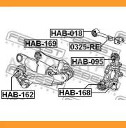 ����������� ������ ����� | ��� ����/��� | Honda, Great Wallh6, CR-V RM3, CR-V RM1, CR-V RE1, CR-V RE2, CR-V RM2, Febest HAB168 HAB168 ����