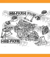 ����������� �������� ������� ��������� (��������������) Honda Civic FK2 2009-2013 [GN] 50820SMGE01, 50820SMGE02, 50820SMGE04, BE28124H, RU4035, 105685...
