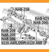 ����������� ������ ����� | ��� ����/��� | Nissan, Infinitiq45 F50, CIMA F50, 370Z Z34, Q60, G Convertib HV36, G35 Febest NAB209 NAB209 ����