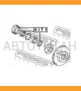 ������� ��������� ����������� 50.5x66.05x7.5x12 | ��� ����/��� | Toyotacorolla HB, LB AE10, CE100, EE10, Corolla SED, WG AE11, CE110, EE11, Z KIT1 ���...