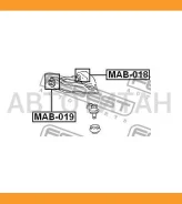 �����. ������ ���. Mitsubishi L300 P0#V-P1#W 86-94 �/� MAB018 ����