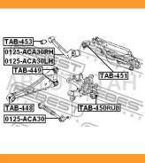 ����������� ������ ����� | ��� ����/��� | Lexus, Scion, Toyotact200H ZWA10, RAV4 ALA4, ASA44, AVA4, WWA42, ZSA4, BLAD Febest TAB450RUB TAB450RUB ����