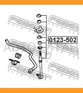���� ������������� 0123-502 ������ (48830-35020/SL-3565/HS 820 036/ ������ 48817-30020) 0123502 ����