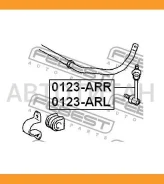 ���� ������������� ������ ����� Toyota Avensis ADT25#, AZT25#, CDT250, ZZT25# 2003.01-2008.11 [EU] 0123ARL ����