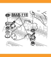 ����������� ������� ������������� | ��� ����/��� | Peugeot, Mitsubishi, JEEP, Dodge, Citroenoutlander CW0, Outlander CW5W MAB118 ����