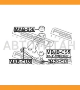 ����������� �������� ��������� ������ Mitsubishi Outlander CU# 2002-2006 C8996, SL1755, GRM16175, BH23044, 1061510, 0401CUS, CAB10003, CAB20041, 0401C...