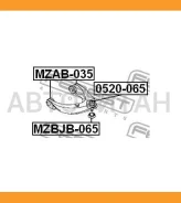 ����������� ��������� �������� ������ | ����� ����/��� | Mazda6 Ultra GH, 6 GH, 6 MPS GG, 6 GG, 6 Wagon GY, Speed Atenza GG, ATE MZAB035 ����