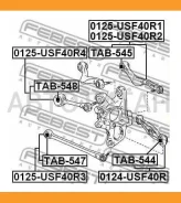 ���������� ������ ���� Lexus LS460/460L USF4# 2006-2012 Febest TAB545 TAB545 ����