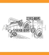 ����������� ������ ����� Volkswagen Passat B5 1996-2005 Febest Vwabb5R VWABB5R ����