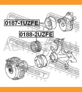 ����� �������� Toyota LAND Cruiser 100 FZJ10#, HDJ100, HZJ105, UZJ100 1998.01-2007.09 [GR] 01871UZFE ����