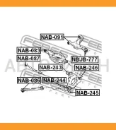 ����������� ������� �������� ������ Nissan Skyline V35 2001.06-2007.06 [JP] NAB091 ����
