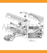����������� ������ ���� Nissan Qashqai J10E 2006-2013/ X-Trail T31 2007-2013/ Juke F15 2010- Renault Koleos 2008- NAB260 ����