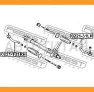 ���������� ���� ������� R Nissan Qashqai 07-, Qashqai +2 07-, X-trail (T31) 04- Renault Koleos 08- 0221T31RH ����