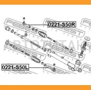 ���������� ������� ����� Nissan FX45/35 S50 2003.03-2008.06 [GL] 0221S50R ����