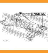 ����������� ���������� | ��� ����/��� | Nissan, Renaultlafesta B30, Scenic II, Megane II Febest Rnabm2 RNABM2 ����
