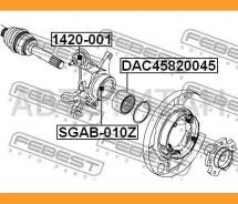 ����������� ������ ����� | ��� ����/��� | Chrysler, Ssang Yongpacifica, Voyager, Rexton, Rodius, Stavic, Kyron, N Febest SGAB010Z SGAB010Z ����