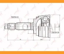 ���� �����. ���/�� Mitsubishi Chariot 2.0 91-96/Eclipse 2.0 -95/Galant Eterna 1.8-2.0 92-96 [CO5501] CO5501 ����