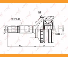 ���� �����. ���/�� Renault Kangoo 1.2-1.9D 97-/Clio II 1.2-1.9D 98- [CO6304A] CO6304A ����
